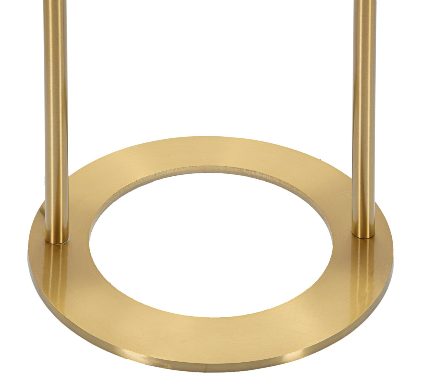 Glamorous Arc Vloerlamp Goud Wit Glazen Bol 28x168 cm