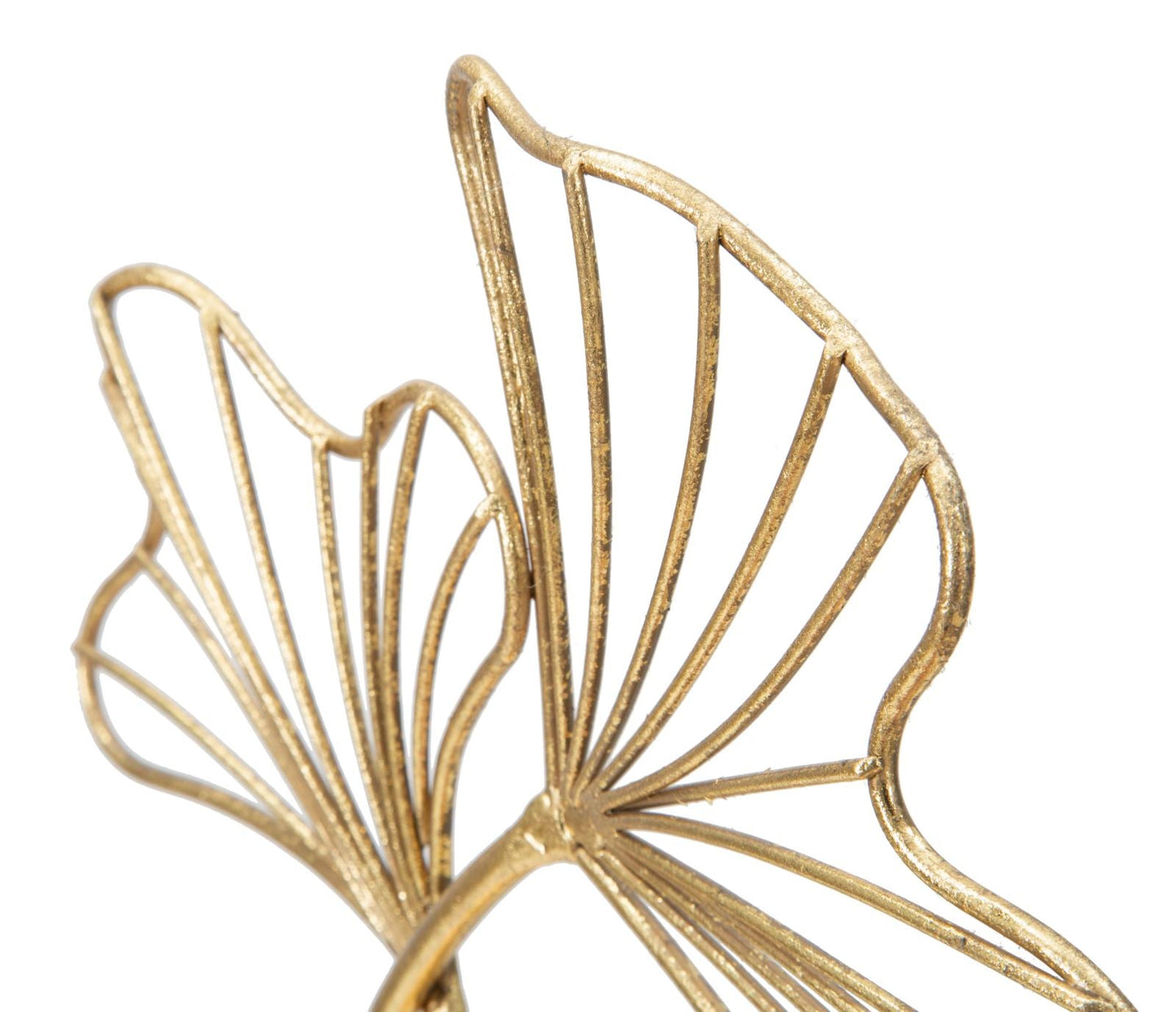 Leaf Glam Ornament Goud Metaal