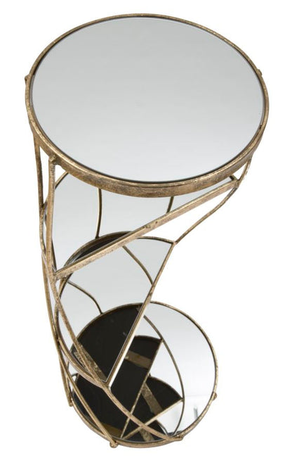 GlamTwist Tafel Goud Metaal Spiegelglas