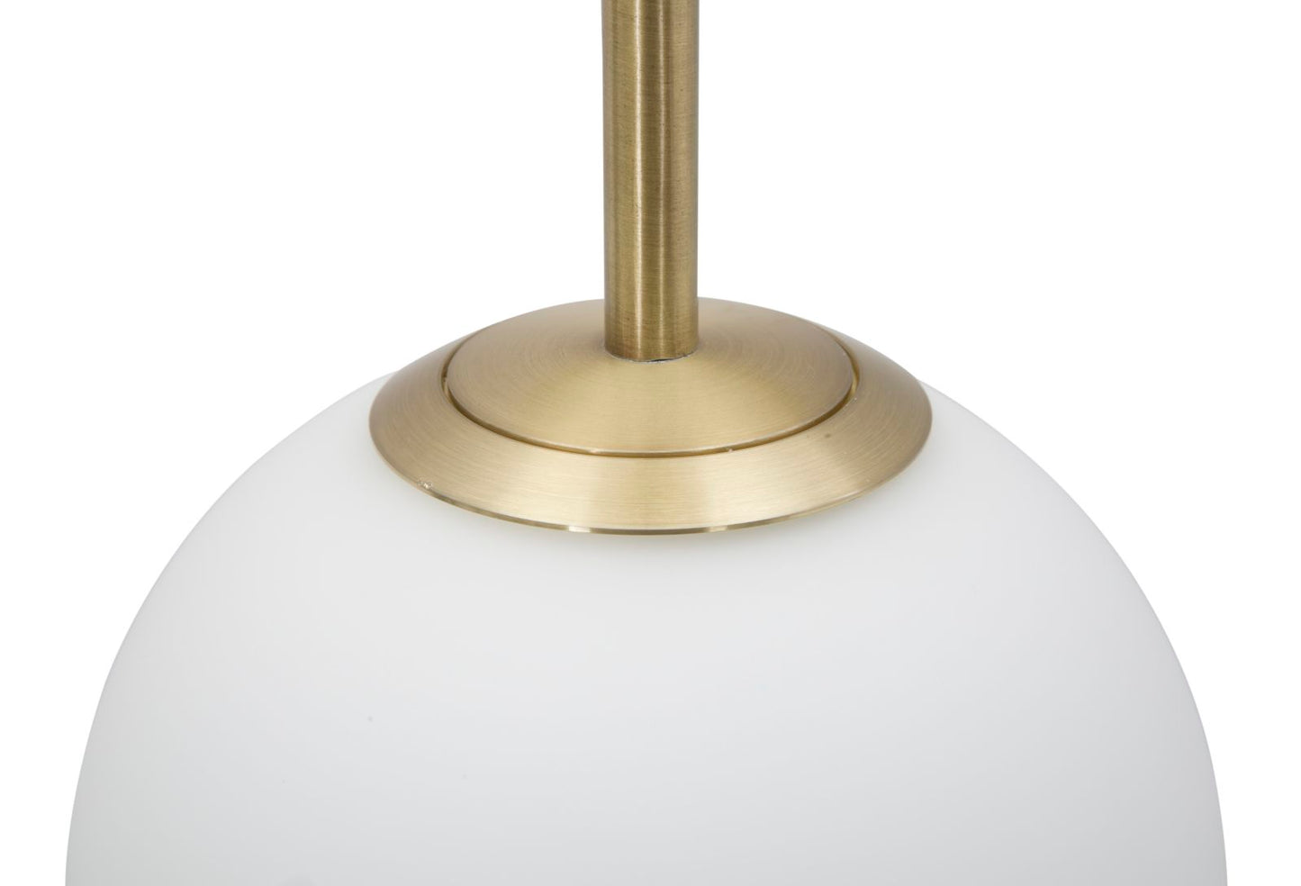 Glamour Gouden Wandlamp Metaal 2 Witte Glazen Bollen