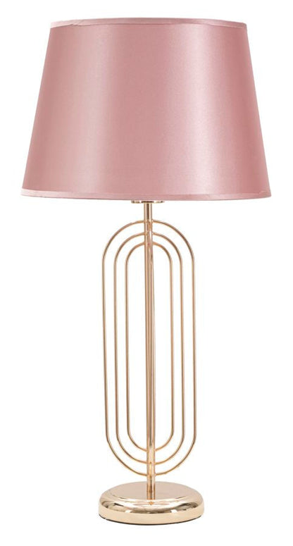 Glamour Tafellamp Goud & Roze