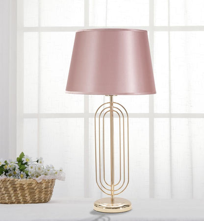 Glamour Tafellamp Goud & Roze