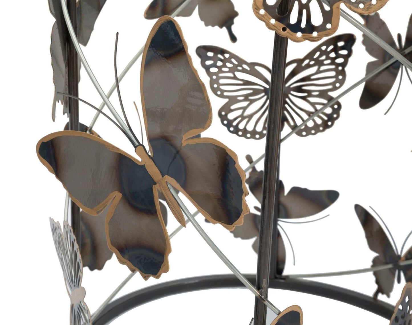 Butterfly Bliss Bijzettafel Set Glas Metaal