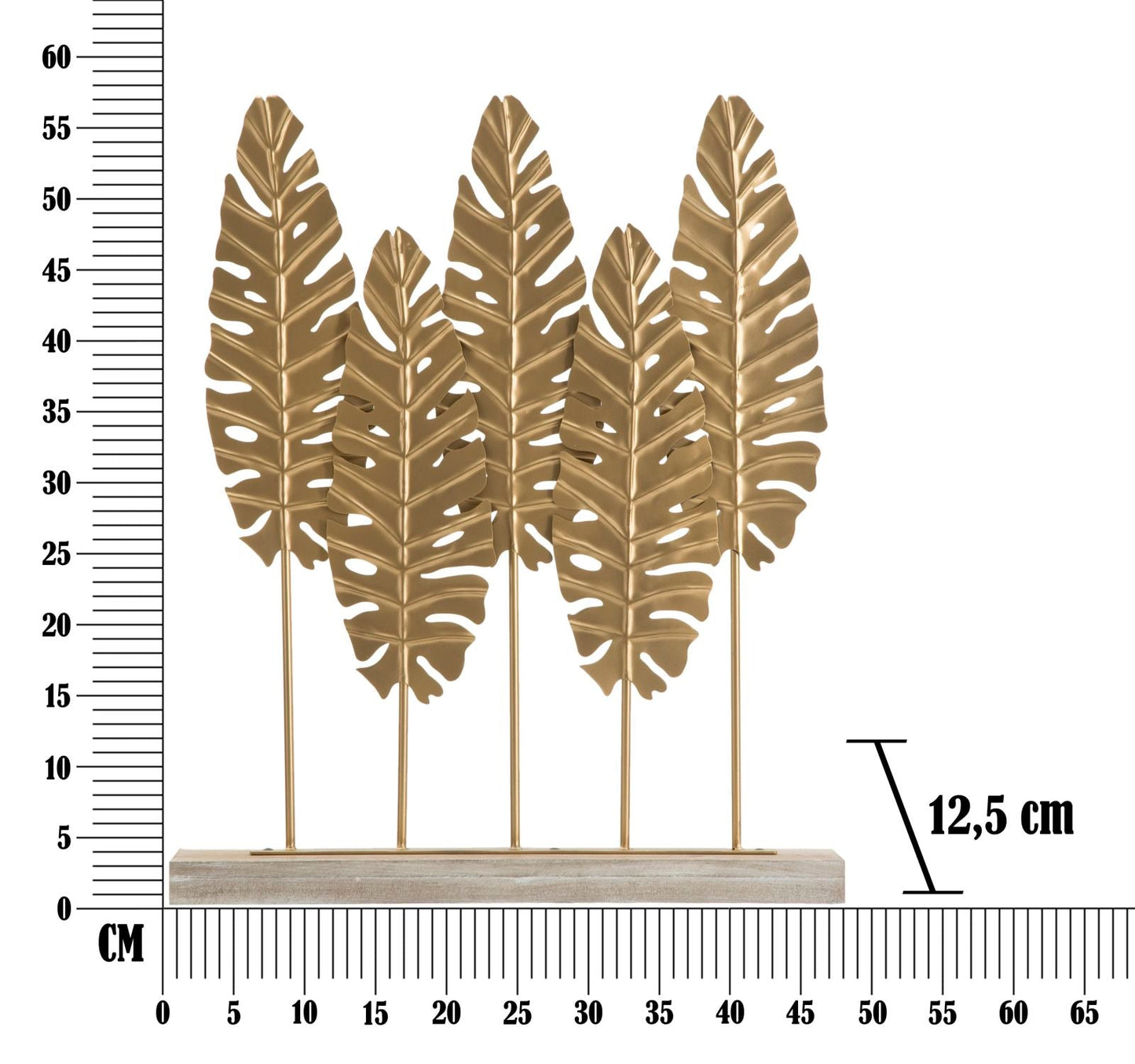 Golden Leaf Elegance Ornament Metaal