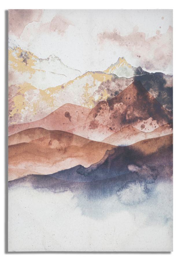 Enchanted Peaks Canvas Print 80x120 cm