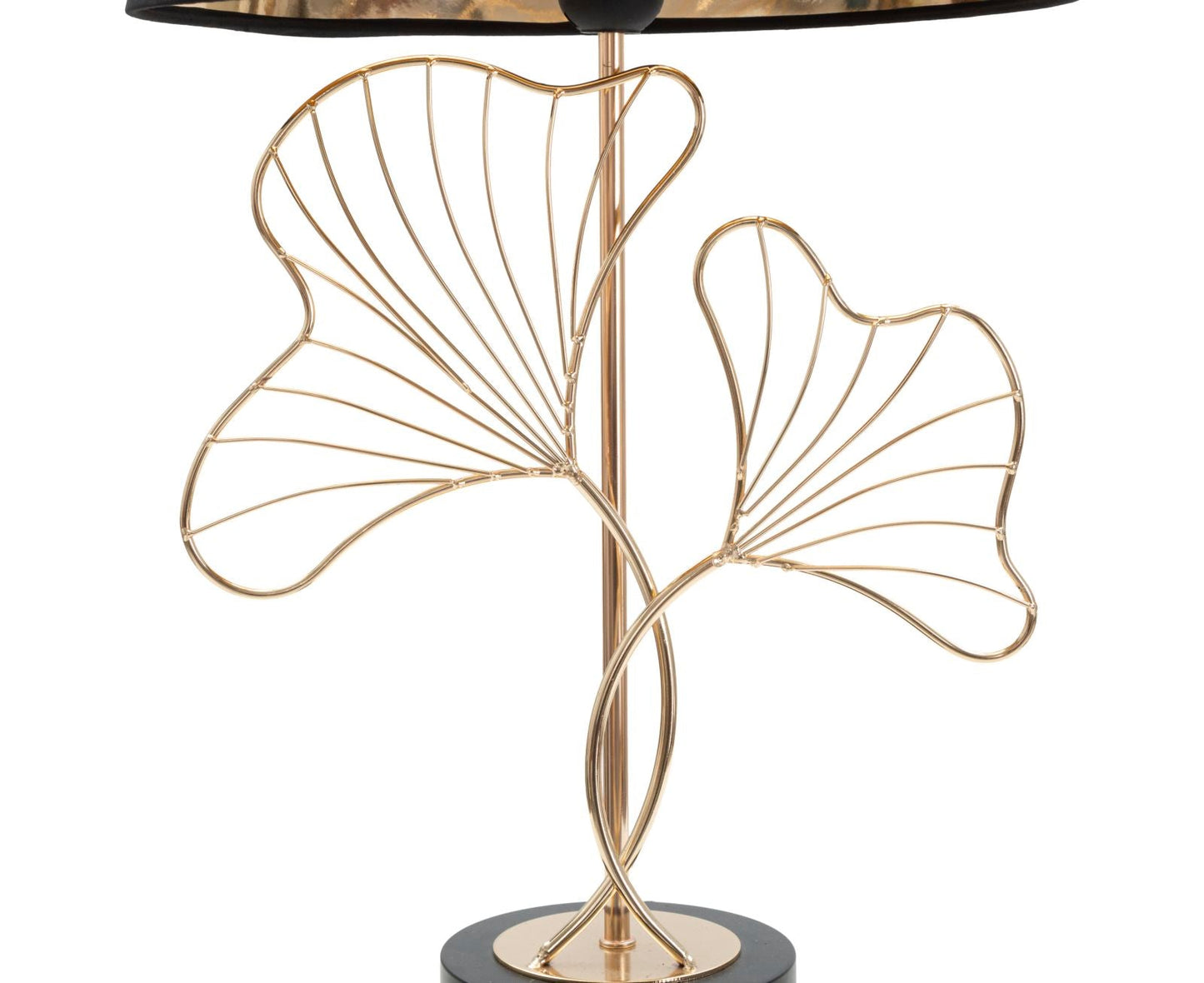 Luxe Leaf Tafellamp Goud Zwart