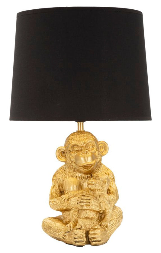 Monkey Majesty Tafellamp Goud