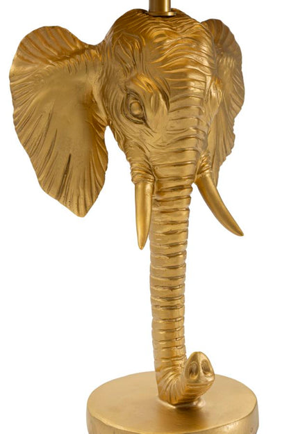 Elephant Elegance Tafel Lamp Goud Zwart