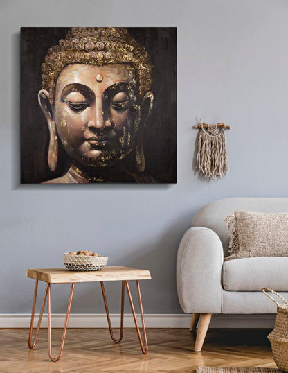 Schilderij Zen Blis Buddha Handgemaakt