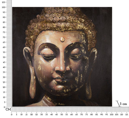 Schilderij Zen Blis Buddha Handgemaakt