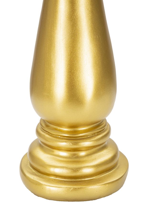 Luxe Schaakbisschop Goud Zwart 38,5cm