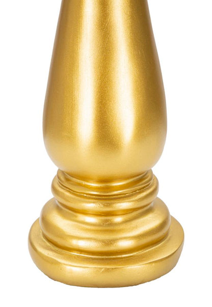 Luxe Schaakbisschop Goud Zwart 38,5cm