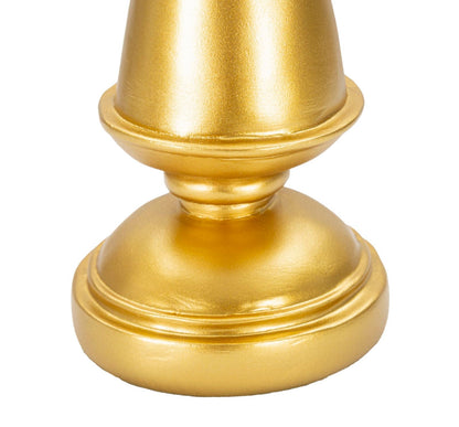 Majestueuze Schaakkoning Goud Zwart 32,5cm