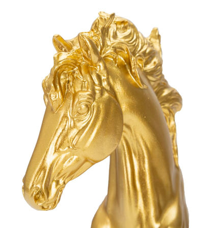 Luxe Schakenpaard Goud Zwart 27cm