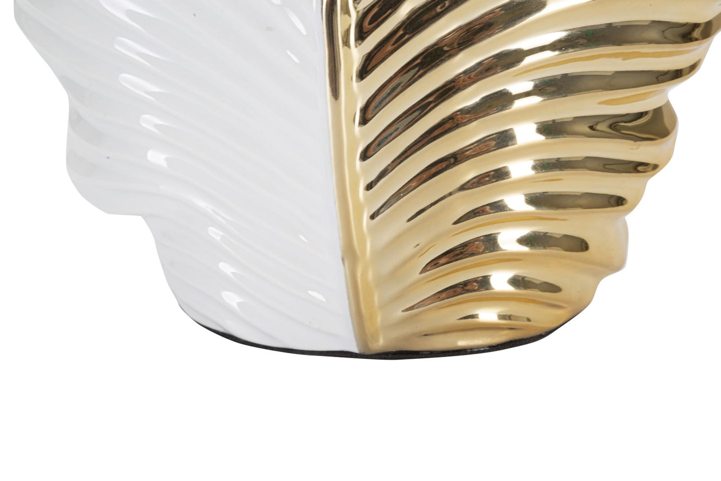 Glamour Leaf Tafellamp Goud Wit