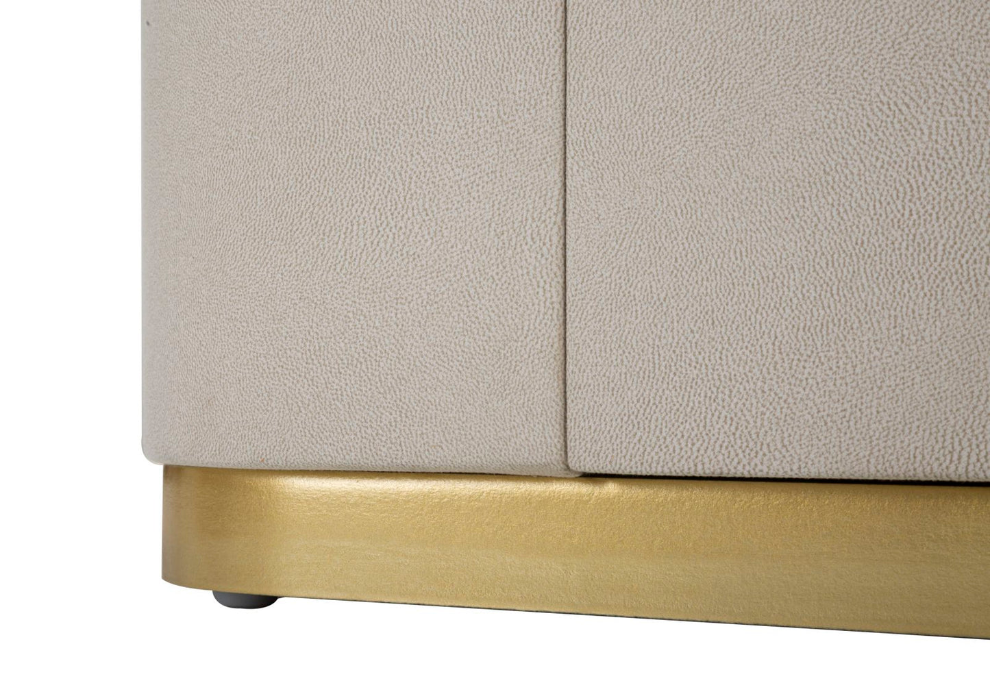 Nachtkastje Beauty Beige Stof Imitatie Marmer 60x40x47 cm