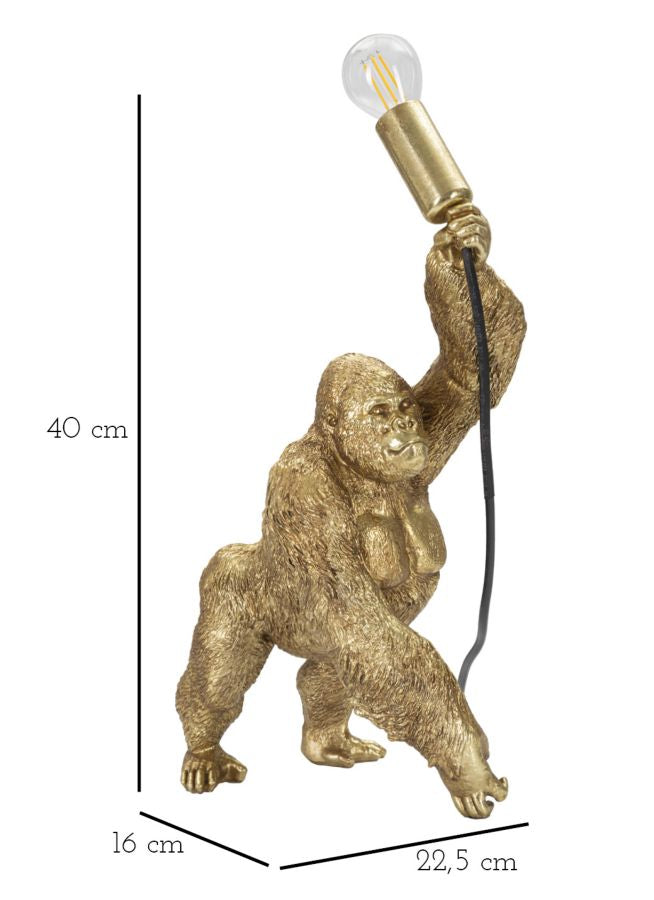 Gorilla Glow Tafellamp Goud