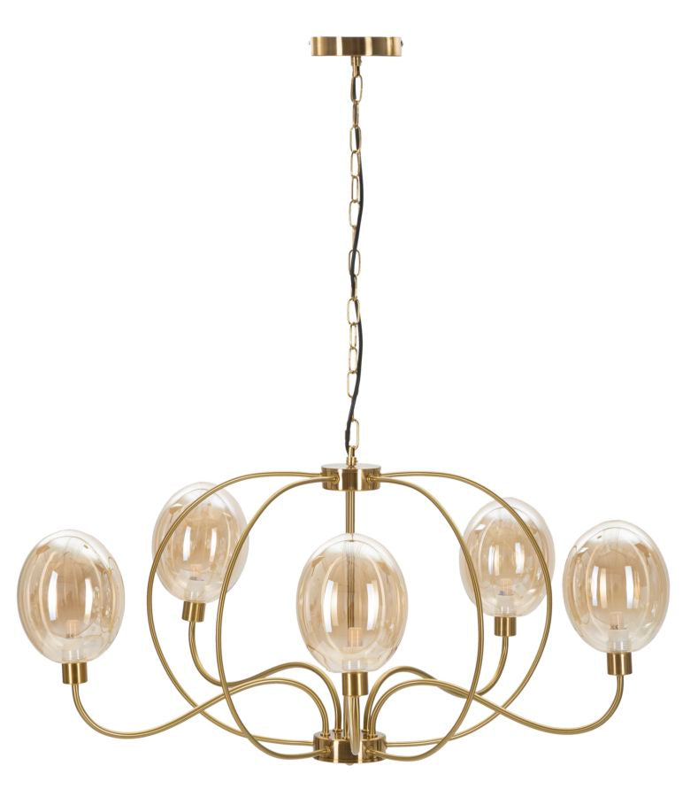 Vienna Plafondlamp Goud Metaal 100x96 cm