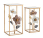 Blossom Glow Tafel Set Goud Spiegelglas