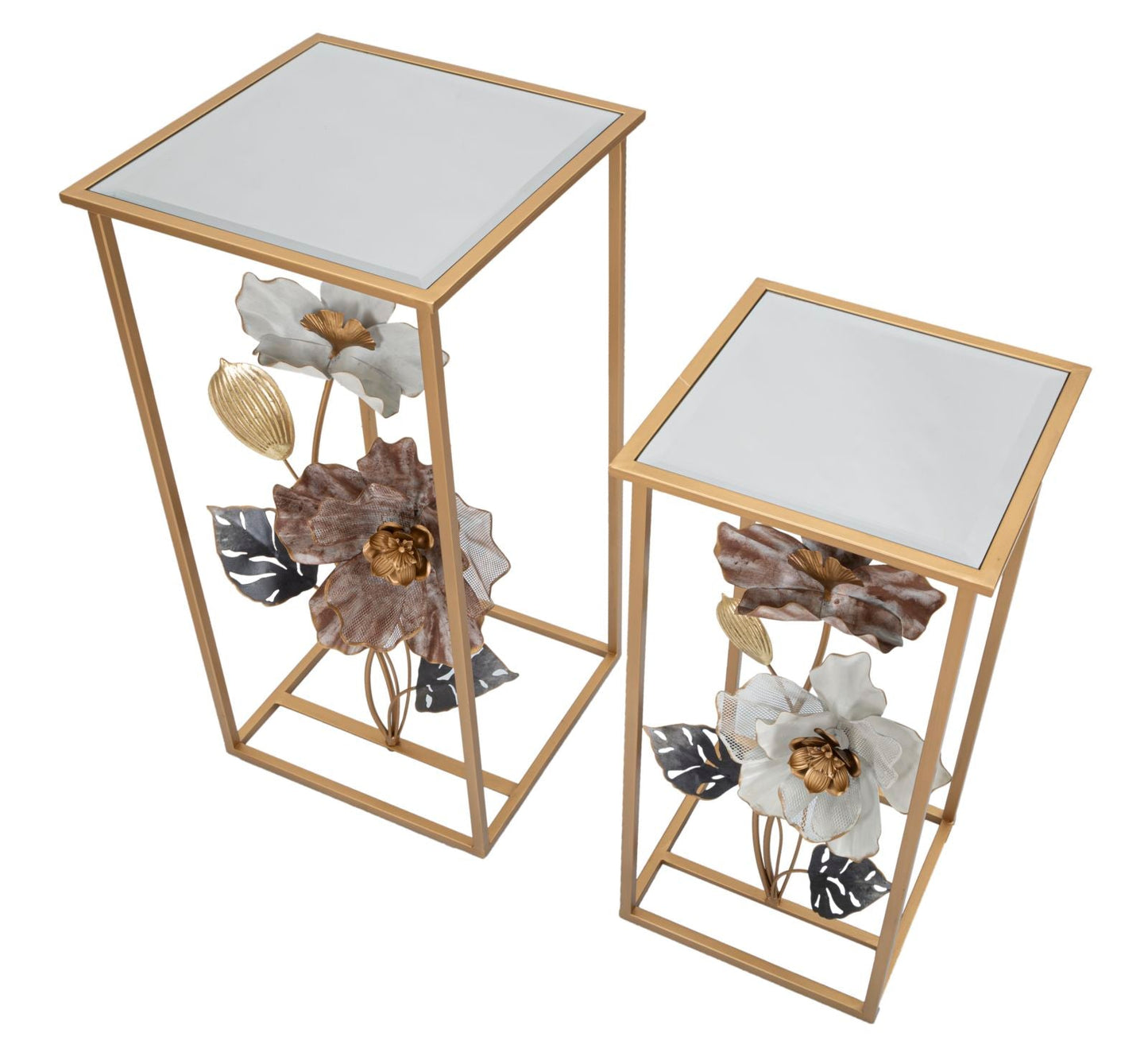 Blossom Glow Tafel Set Goud Spiegelglas