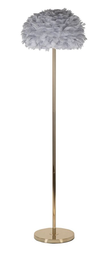 Vloerlamp Feathers Slim Grey Goud Metaal Ø 43x170 cm