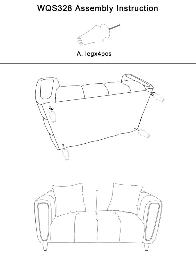 Fauteuil Alma Crème Kussen Goud Fluweel 97x81x71 cm