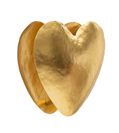 Wandlamp Goldy Heart Goud Metaal 25,5x15x24 cm